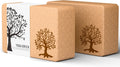Non-Slip Cork Yoga & Pilates Block (Set of 2)