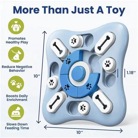 Interactive Treat-Dispensing Puzzle Toy
