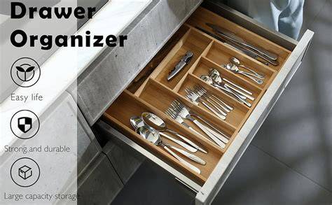 Expandable Bamboo Drawer Organizer Set (8-Piece)