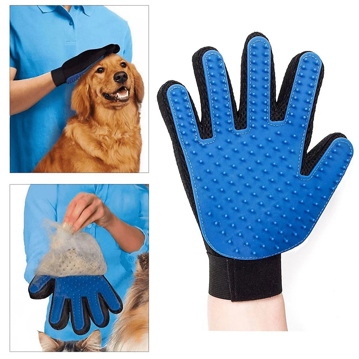 Silicone Pet Grooming & Deshedding Glove